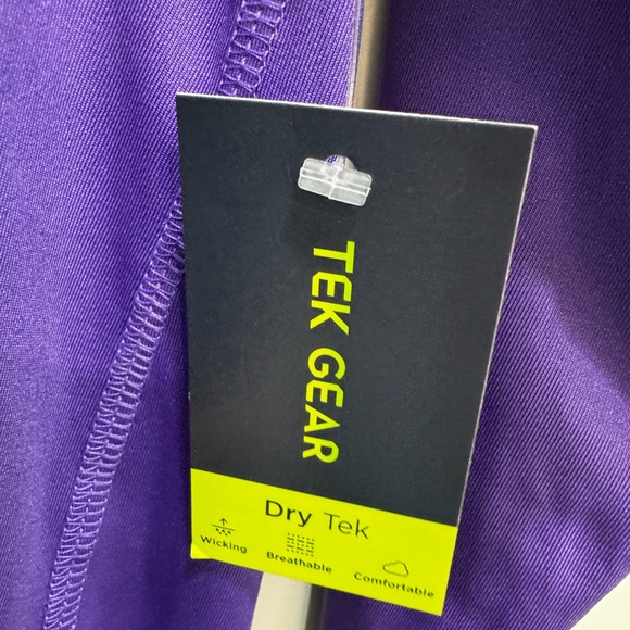 NWT - Tek Gear Women's Purple Performance Long Sleeve Tee - Picture 5 of 5